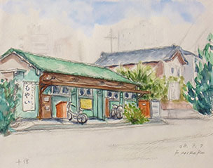 もやいステーションのスケッチ