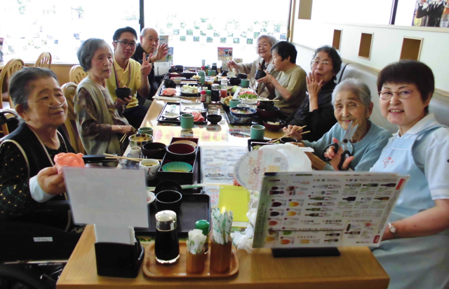 外食トレーニングの様子