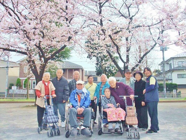 お花見外出